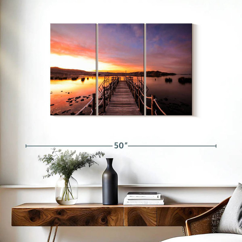 Aletra Lake Titicaca Dock, 24" H x 38" W