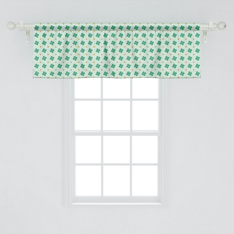 Cantonnière à motif floral Ambesonne, L 54 po x L 12 po