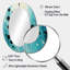 Miroir mural bleu sarcelle et noir Minimalisme Moon III - Bleu-1796068608