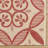 Paseo Gurseerit All-Weather Flatweave Indoor/Outdoor Area Rug, Red Beige Medallion Checkered – Patio, Deck, Porch & Living Room - Red, 5x7-99190371