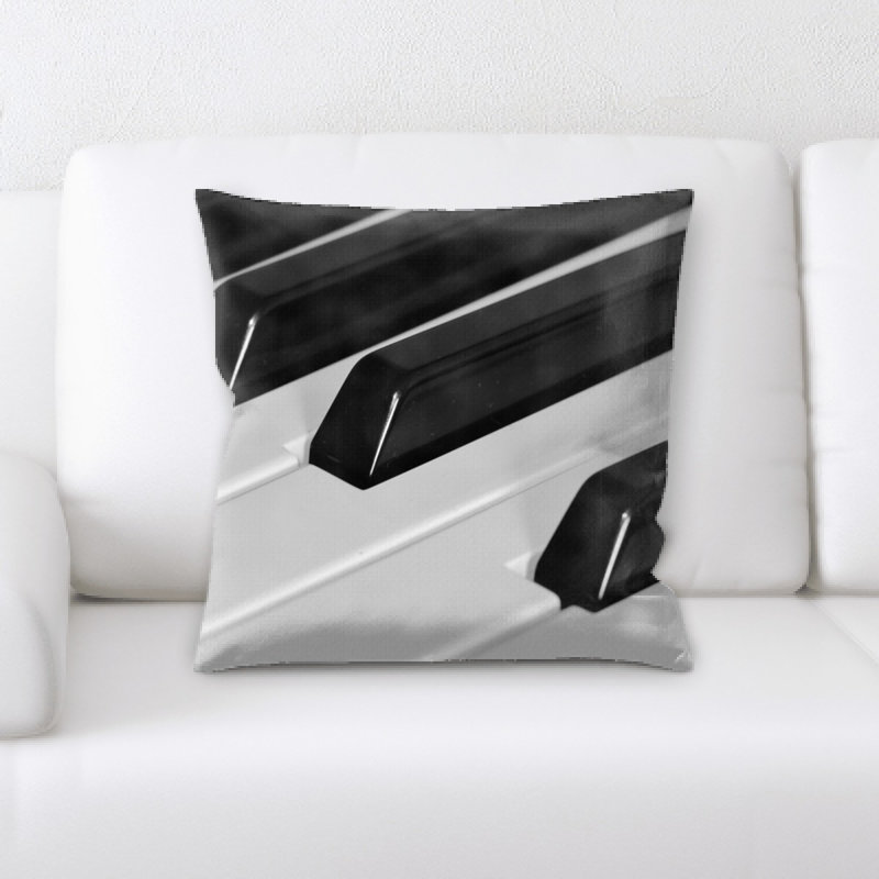 Coussin décoratif piano