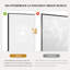 Élégant miroir rectangulaire encadré en aluminium pour salle de bain, chambre à coucher-1210179009-1210179012