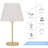 Milbrandt Wood Table Lamp-918005936