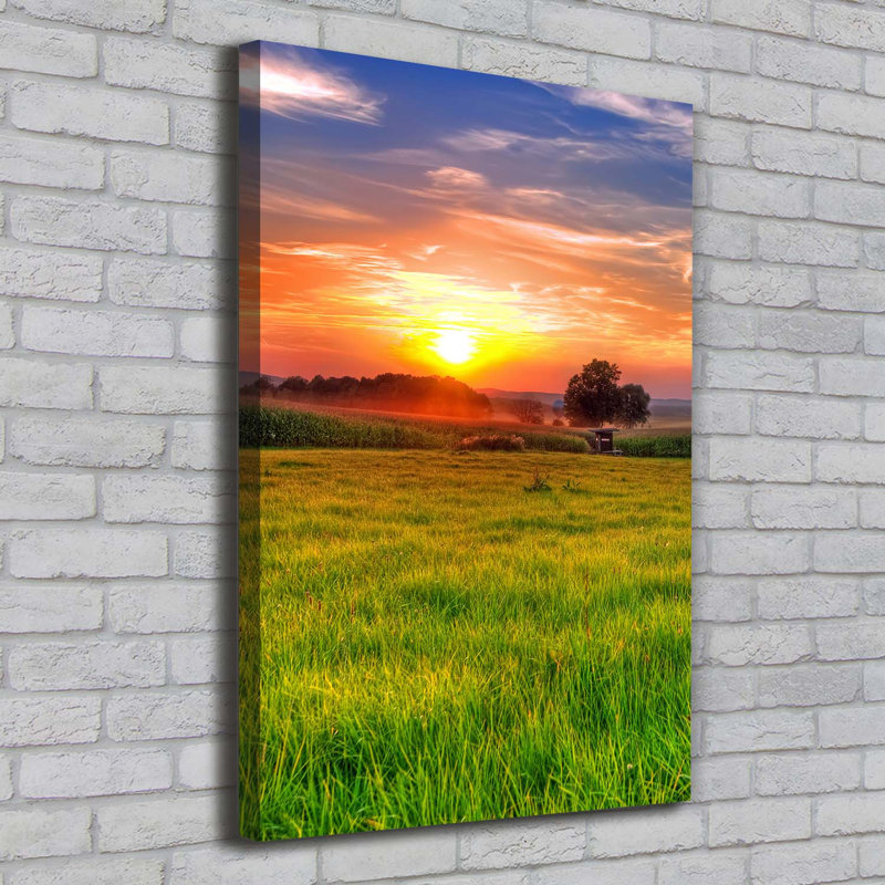 Sunset - Wrapped Canvas Print