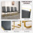 Yoanna PU Leather Upholstered Dining Chair-424881377-424881324