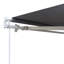 Dakota Fields Grey Cover Retractable Patio Awning-554682845