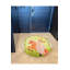 Green Themed Horse Princess Patterned Round Woven Base Vintage Decorative Rug