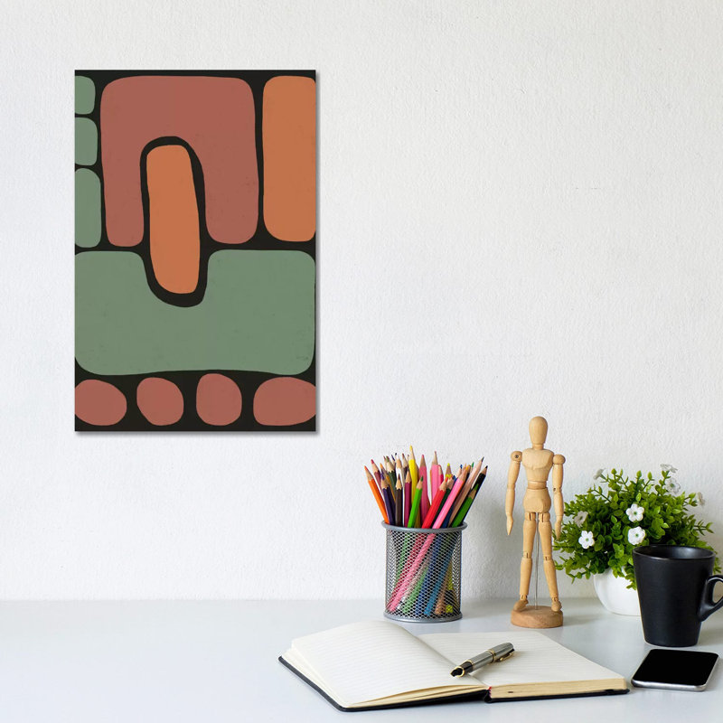 Shape Study IV by Alisa Galitsyna - Wrapped Canvas Gallery-Wrapped Canvas Giclée, 20.32 cm H x 30.48 cm W