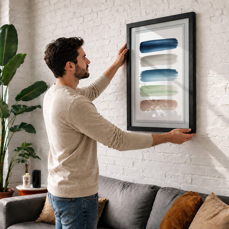 Stacked Colour Study Minimalist - Print, Unframed, A3 - 42.0 x 29.7 cm