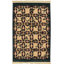 Tapis beige moderne à motif floral 5X8