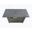 Table de foyer d'extérieur au propane en acier H 11 po x L 42 po avec couvercle-126443841