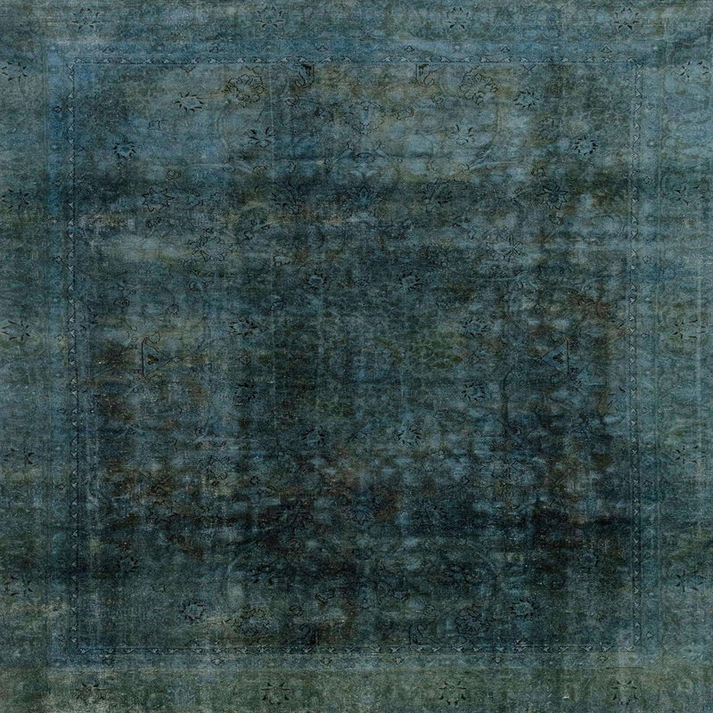 Tapis abstrait moderne 2123, Carré 7 pi