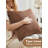 Decorative Linen Solid Throw Pillow Covers with Leather Label (Set of 4)-106344225-106344236-106344218