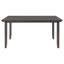 Table de salle à manger et chaises avec banc, ensemble de salle à manger en bois rustique de Trexm (gris)