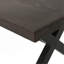 Table de salle à manger en aluminium avec cadre en acier Rolando (table incluse seulement)