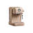 Small Home Semi-Automatic Retro Espresso Coffee Maker, Capsule Extraction with Steam Milk Frothing