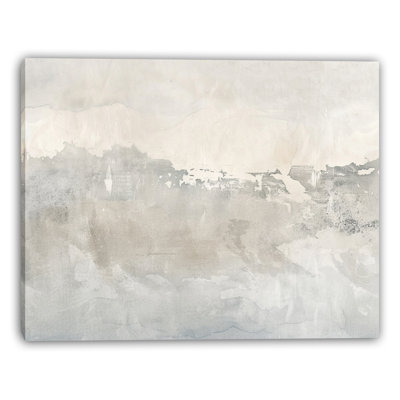 Nuage délavé sur toile tendue