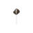 Stainless Steel Anthurium Leaf, LG