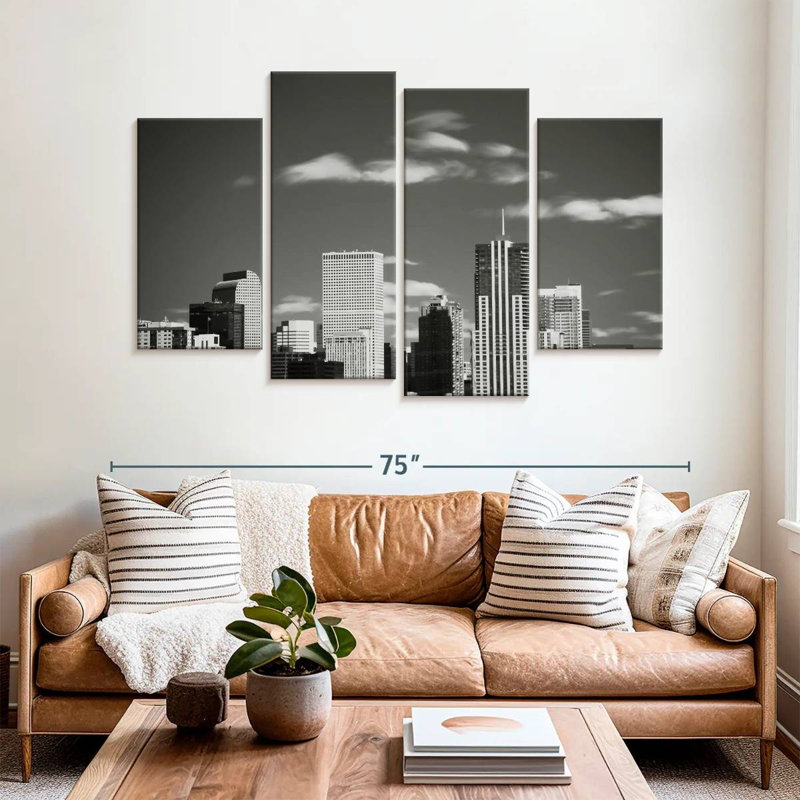 Sireci BW Denver Skyscrapers, 42" H x 68" W