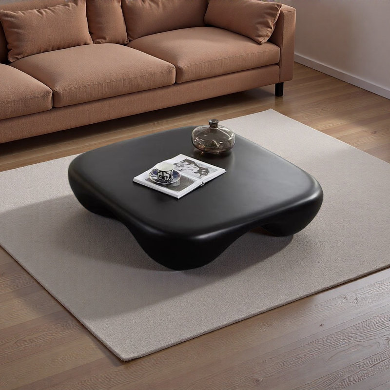 Table basse moderne pour salon / bureau, Noir