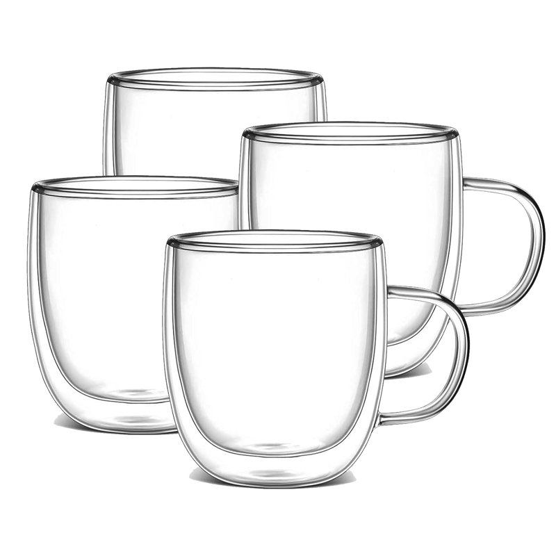 Ovaish Glass Coffee Mug