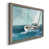 Toile avec cadre gris