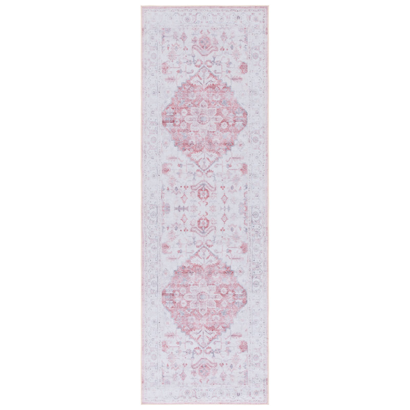 Tucson Vintage Look Machine Washable Non-Slip Area Rug, Runner 76 x 244 cm