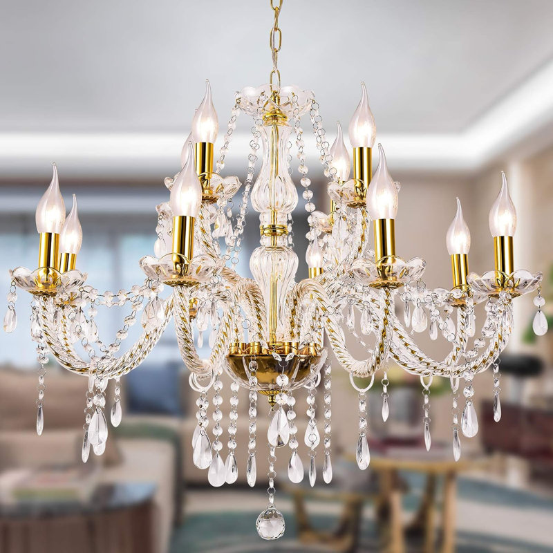 Crystal Candle Pendant Lighting