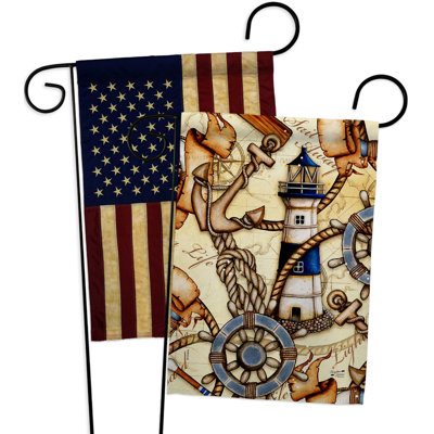 Double Sided 18.5'' H x 13'' W Polyester Garden Flag