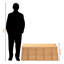 Table basse en rotin Leyna