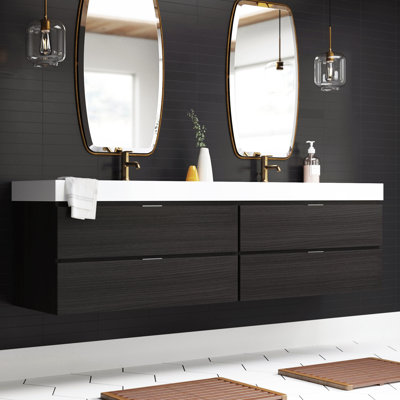 Ensemble de meuble-lavabo double 80 po Royka
