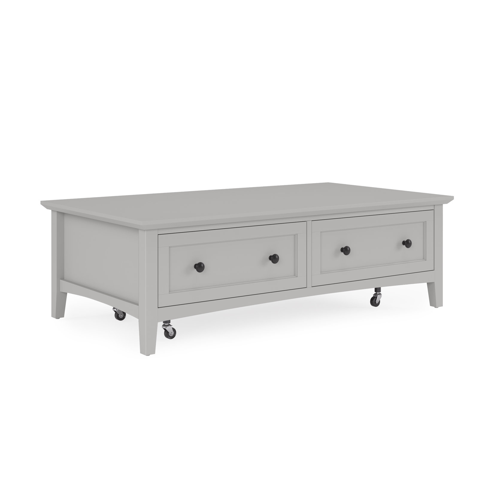 Renee 55" Mahogany Coffee Table, Gray