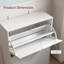 Armoire de rangement pour chaussures 24 paires, étagère à chaussures imperméable avec tablettes réglables-108813823
