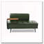 Banc de bout moderne de 55 po de large avec revêtement en similicuir et table d'appoint-1700995957