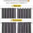 Blackout Curtain Light & Noise Reducing Room Darkening Drapes for Bedroom/Living Room/Kitchen, 2 Pieces-101685606-101685619