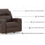 Fauteuil inclinable en cuir Stockley-90328339