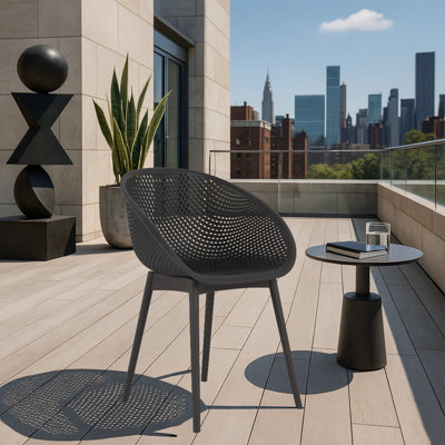 Ensemble de 2 chaises longues modernes