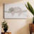 Floral Sloth-Gallery Wrapped Canvas