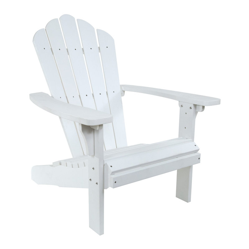 Outdoor Adirondack Chair, White