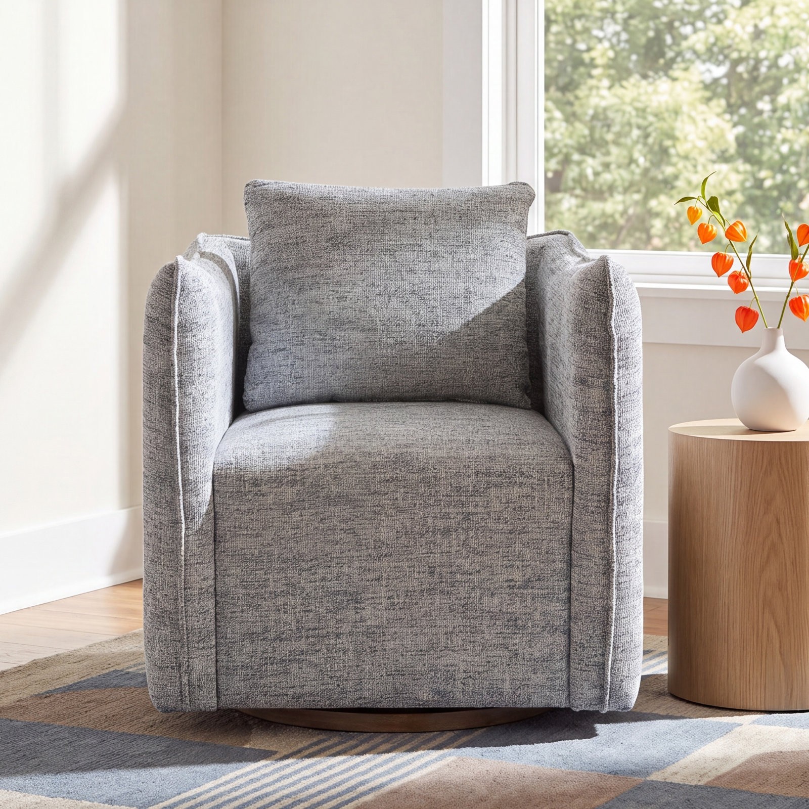 Javad Swivel Accent Chair