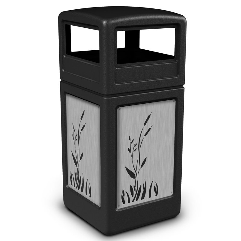 Poubelle 42 gallons precision series®, Noir