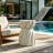 Cement Outdoor Patio End Tables-340517694