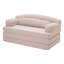 Canapé-lit en velours côtelé pliable - canapé convertible en mousse haute densité (rose)-133411923-133411934