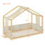 Lit simple à baldaquin avec panneaux latéraux rembourrés en velours, auvent en gaze respirante, base de lit plateforme à rembourrage doux, lit moderne à assemblage facile pour la chambre à coucher, chambre d'amis-1294753571
