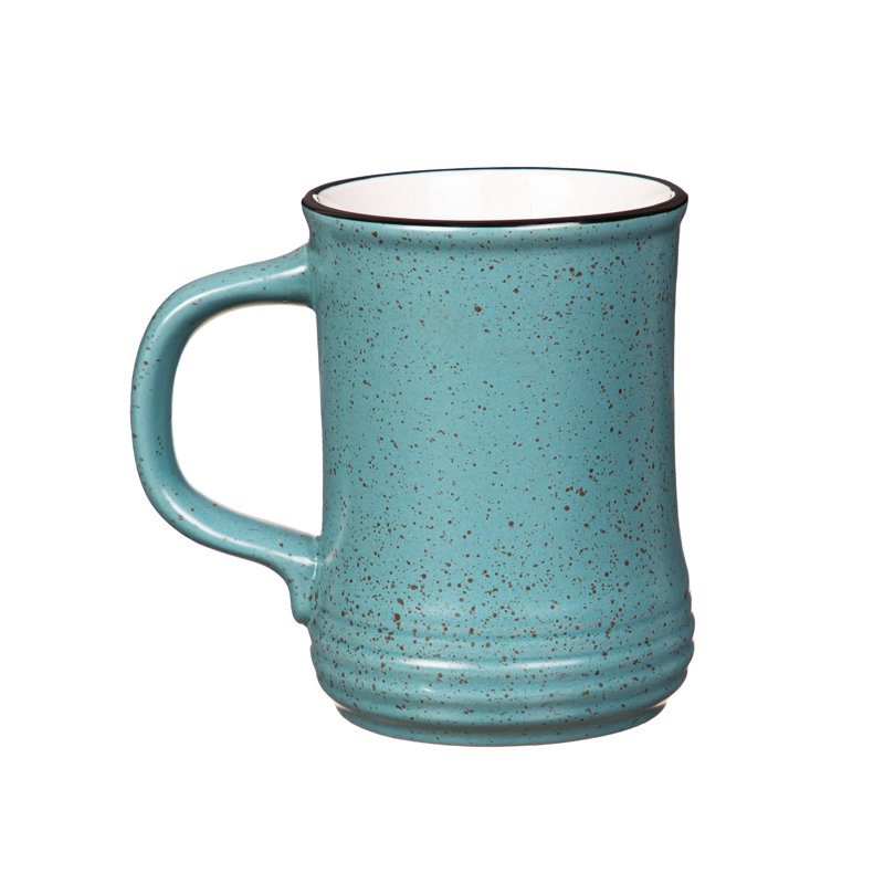 Tasse à café en céramique Ilianne, Bleu/orange