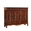 Banc de rangement en bois manufacturé brun