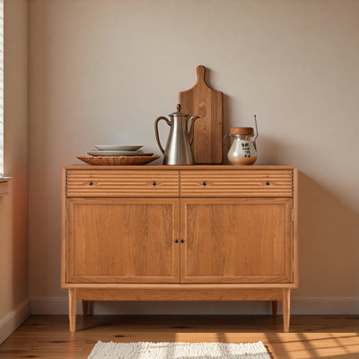 Double-Door Minimalist Accent Cabinet