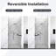 Porte de douche pivotante semi-sans cadre-127317934