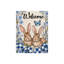 Drapeau Welcome Bunnies & Eggs, 70 x 47 po, pour décoration saisonnière, décoration intérieure-2083536601