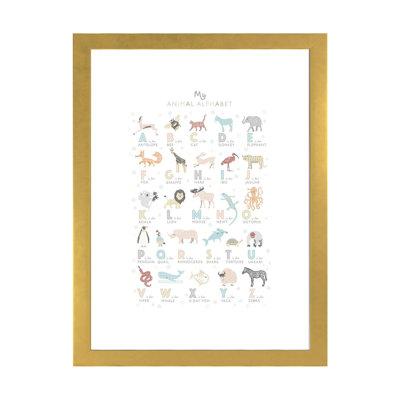 «Neutral Animal Alphabet», reproduction d'impression